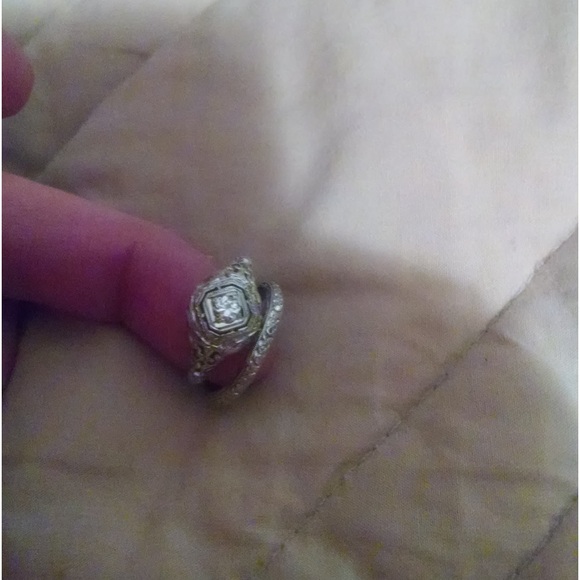 Vintage Wedding Ring Set
